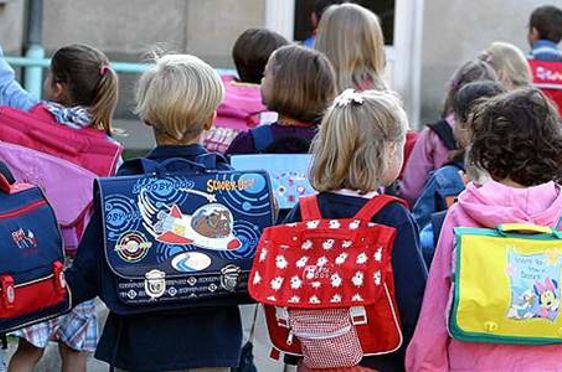bilde av første skoledag