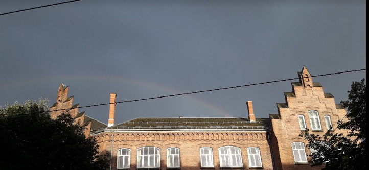 regnbue over skolen regnbue over skolen